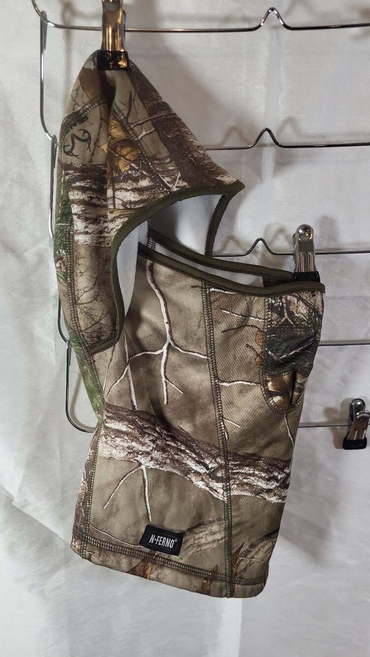 Ergodyne N-Ferno 6823RT Realtree Camo Wind-Proof Hinged Balaclava Face Mask
